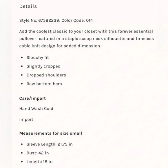 Free People Cutting Edge Cable Pullover | CAMEL - Picture 4 of 9